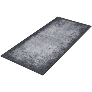 Teppich WASH+DRY BY KLEEN-TEX "Shades of Grey" Teppiche Gr. B/L: 60 cm x 140 cm, 7 mm, 1 St., grau Kurzflorteppich Teppich Waschbarer Esszimmerteppiche Teppiche rutschhemmend, waschbar, Wohnzimmer