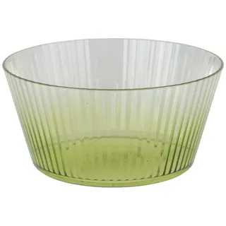 Decoris Schale 15x7 cm Transparent/Grün