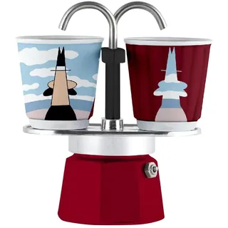 Bialetti Mini Express Magritte rot