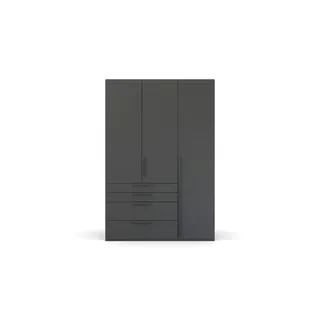 Drehtürenschrank  Port Talbot , schwarz , Maße (cm): B: 151 H: 223
