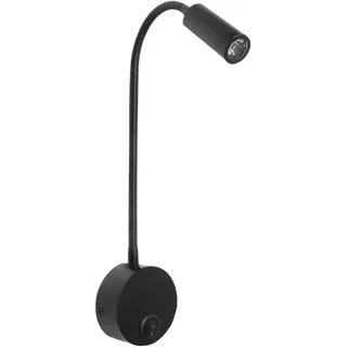 LED 3W 3000K Wand Leselampe Wandleuchte Innen Wand Deko Lamp,Flexibler Schwanenh