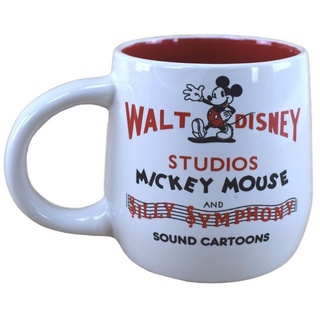 Stor Tasse Disney Tasse mit Mickey Mouse Motiv in Geschenkkarton ca. 360 ml, Keramik, authentisches Design weiß