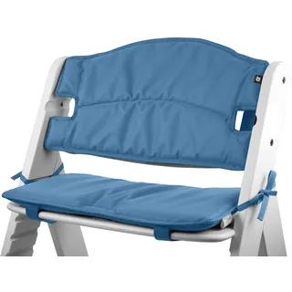 Tinydo® Hochstuhl Sitzkissen für Hauck Alpha - ergonomisches Memory-Schaum Kissen zur Rückenentlastung, Sitzpolster extra dick - Sitzverkleinerer Auflage ohne Verrutschen (Blau)