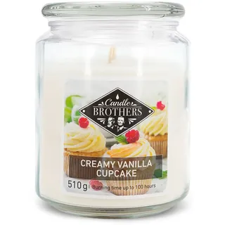 fragrance and style gmbh Creamy Vanilla Cupcake Duftkerze 510 g gelb