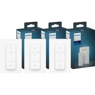 Philips Dimmschalter 3er Pack Weiß