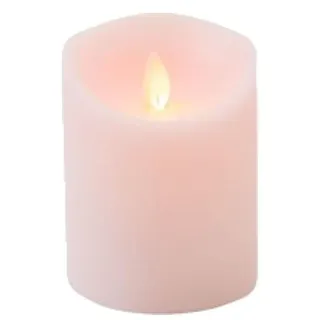 Anna's Collection Stumpfe Kerze - LED - rosa - 10 cm - Rosa