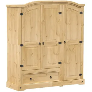 vidaXL Kleiderschrank Corona 151,5 x 170 x 52 cm Braun