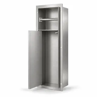 HAGO® WC Modul Toilettenpapierhalter Unterputz Edelstahl 200x600mm Wandnische