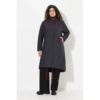 Ulla Popken Damen Mantel schwarz 46+ - 46-48