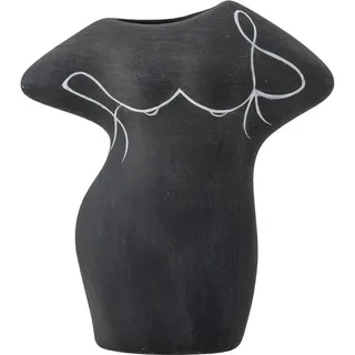 Bloomingville Lulu Deko-Vase, Schwarz, Terrakotta