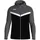Kapuzenjacke Schwarz/Anthrazit 128