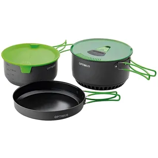 Optimus Terra Camp 4 Kochset Aluminium, 7-teilig