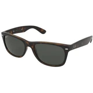 Ray-Ban NEW WAYFARER CLASSIC, Erwachsener, Uni, Quadratisch, Schildkröte, Polarisierte Linse, Nylon - Grün