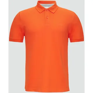 S.Oliver - Poloshirt aus Baumwollpiqué, Herren, Orange, 3XL