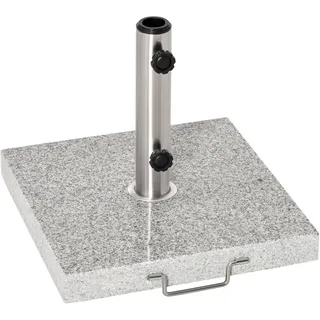 Outsunny Schirmständer Marmor 42 x 42 x 36 cm Grau