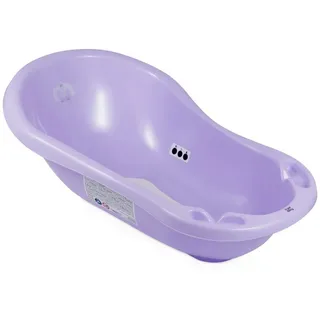 Hylat Baby Babybadewanne Baby Badewanne Set mit / ohne Gestell und Badewannensitz Yeti, (1-teilig, 1-tlg), Babywanne mit Anti-Rutsch-Matte - TÜV Rheinland zertifiziert lila
