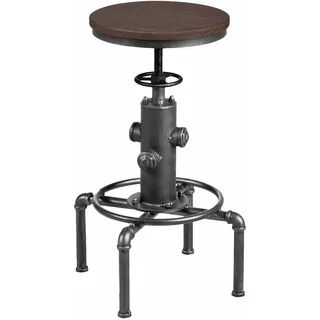 Costway Barhocker 59,5–75 cm Schwarz