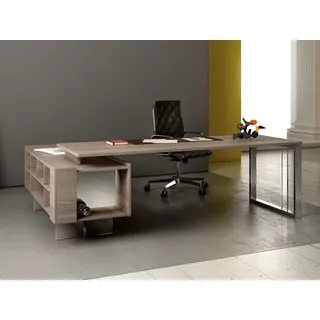 Chef Schreibtisch mit Sideboard Belluno