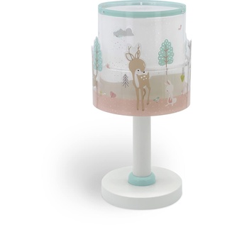 Dalber Kinder Tischlampe Nachttischlampe kinderzimmer Loving Deer Reh Tiere Rosa, 61271, E14