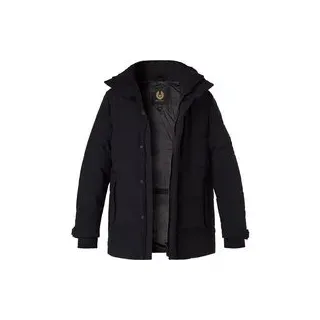 BELSTAFF Herren Daunenjacke schwarz Mikrofaser, schwarz, Herbst/Winter 2025/2026