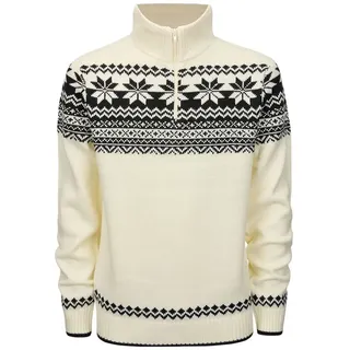 Brandit Textil Troyer Norweger Pullover Weiß M