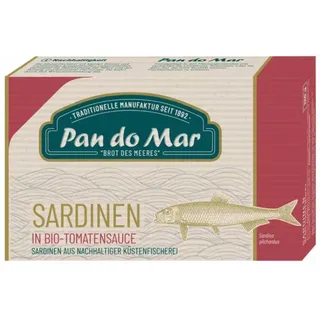 Pan do Mar Sardinen in Bio-Tomatensauce 120g
