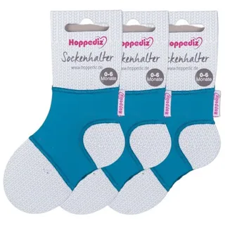 Hoppediz Sockenhalter 3-er Set petrol | Gr.: onesize
