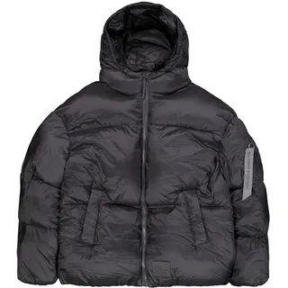Alpha Industries Cloud Puffer Bomber Jacke Vintage Grey L