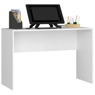 Akord Schreibtisch, Weiß, Holzwerkstoff, Rechteckig,Rechteckig, 120x79x50 cm, Arbeitszimmer, Schreibtische, Computertische