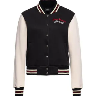 Queen Kerosin College Jacke We Can Do It schwarz XS