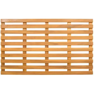 vidaXL Badematte Uni Braun 100 x 53 cm