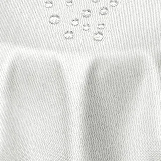 DecoHomeTextil Leinen Optik Tischdecke Rund 180 cm Weiß