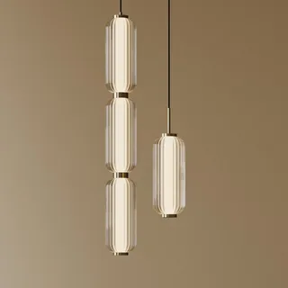 Pendelleuchte Aromas del Campo, Elma, dimmbar, Schwarz, für Wohnzimmer, Glas, Design - 42