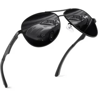 Pilotenbrille Herren Polarisiert UV400 Sonnenbrille Flieger Damen