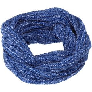 Guru-Shop Halstuch Weicher Loop Schal, Magic Loopschal - blau blau