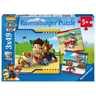 Ravensburger Verlag - Puzzle PAW PATROL - HELDEN MIT FELL 3x49-teilig