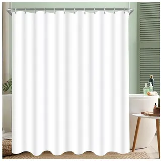 lerores Duschvorhang 200 x 240 cm Reinweiß