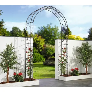 Garden Pleasure Rosenbogen MIRA 145 x 38 x 260 cm Anthrazit