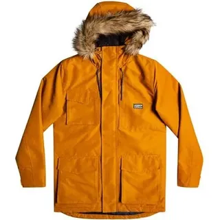 QUIKSILVER Herren Mantel FERRIS Y OTLR, Größe L in Braun BUCKTHORN BROWN