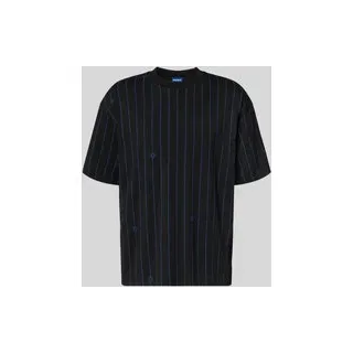 Regular Fit T-Shirt aus reiner Baumwolle Modell 'NORAYATI', Black, XL