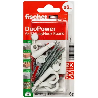 Fischer DuoPower 6 x 30 Dübel 6 Stück