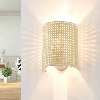 Lindby Wandleuchte, Wandlampe Innen 'Lautaro' (Landhaus, Vintage, Rustikal) (1 f