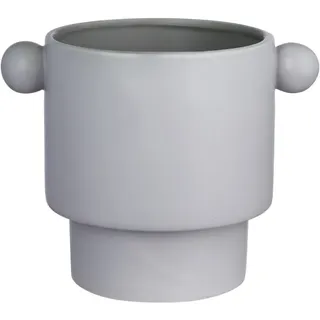 Butlers Blumenübertopf HANDLE in Grau | Gr.: onesize