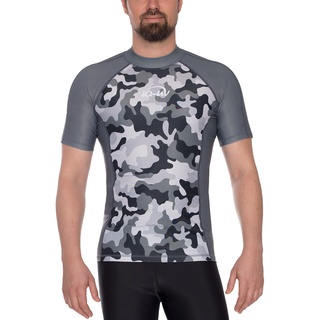 iQ-UV Herren 300 eng geschnitten, UV-Schutz T-Shirt, Grau, XXL