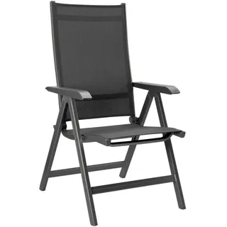 Kettler BasicPlus Multipositionssessel 61 x 65 x 109 cm anthrazit/anthrazit klappbar