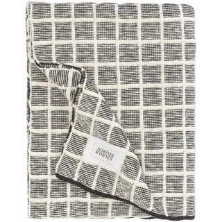 Schöner Wohnen Plaid Sw-Diary, Braun, Schwarz, Weiß, Textil, Karo, 130x170 cm, pflegeleicht, Wohntextilien, Decken, Plaids