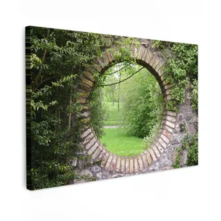 OnlyWow© Outdoor Poster 120x80 cm Gartendeko Wetterfest Wanddeko Terrasse Leinwandbilder Aesthetic Deko Außenbereich Wandbilder Modern Draußen Park - Aussicht - Natur