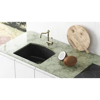 GRANITSPÜLE Gurari Einbau SQT 105-601 AWP+ KÜCHENARMATUR Vintage Retro  78/50 cm