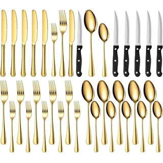 luxuskollektion Edelstahl 36-tlg. Gold