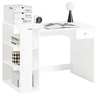 SoBuy Schreibtisch FWT35-W Weiß